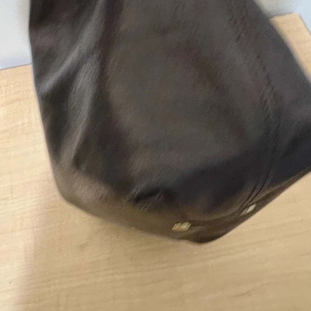 Tiffany Bronze Leather Tote Bag